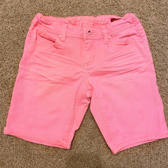 Girl’s Coral Arizona Jeans Bermuda Shorts - Picture 1 of 2